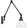 Thumbnail3 of Savoy House Essentials Drake 17.5" High Matte Black 1-Light Wall Sconc more views