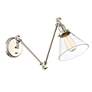Thumbnail2 of Savoy House Essentials Drake 17.5" High Polished Nickel 1-Light Wall S more views
