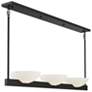 Thumbnail4 of Savoy House Essentials Fallon 10" W Matte Black 3-Light Linear Chandel more views