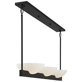 Image5 of Savoy House Essentials Fallon 10" W Matte Black 3-Light Linear Chandel more views
