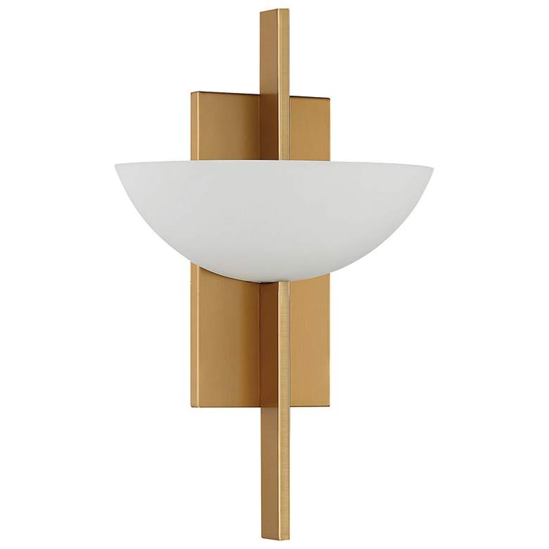 Image 2 Savoy House Essentials Fallon 15" High Warm Brass 1-Light Wall Sconce more views