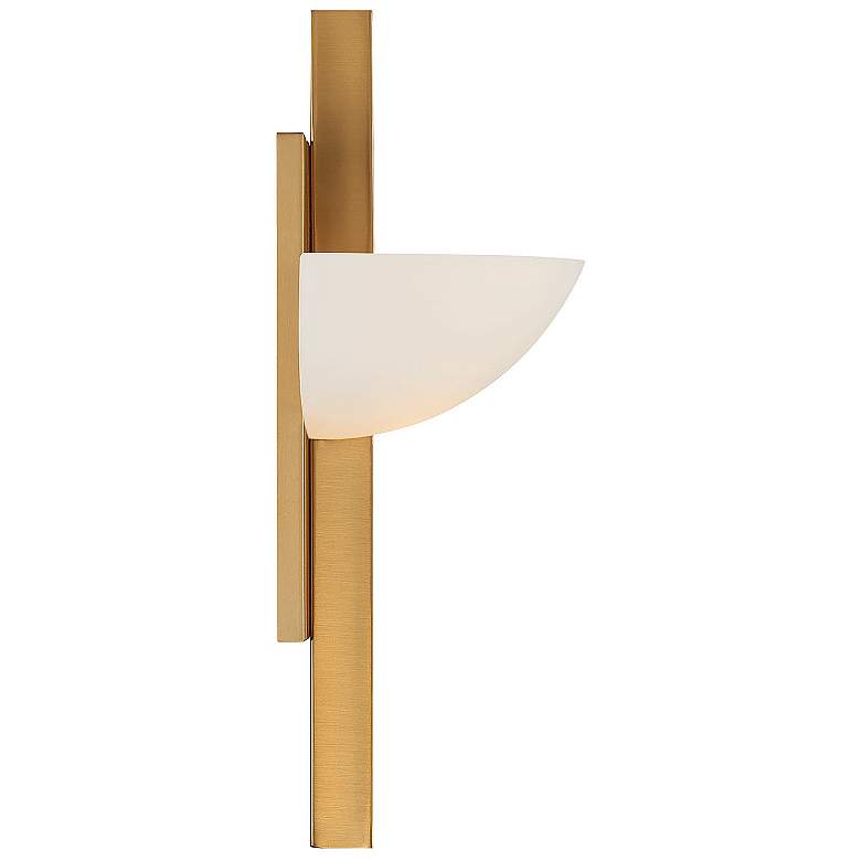 Image 5 Savoy House Essentials Fallon 15" High Warm Brass 1-Light Wall Sconce more views