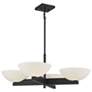 Thumbnail3 of Savoy House Essentials Fallon 30" Wide Matte Black 4-Light Chandelier more views