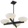 Thumbnail4 of Savoy House Essentials Fallon 30" Wide Matte Black 4-Light Chandelier more views