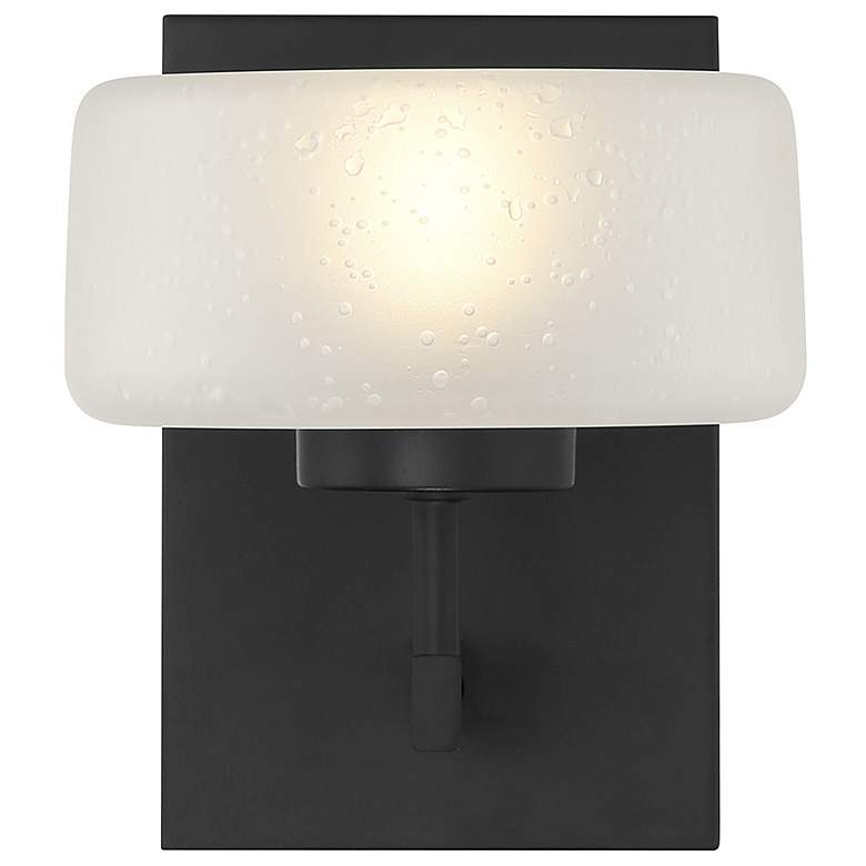 Image 3 Savoy House Essentials Falster 7" High Matte Black 1-Light Wall Sconce more views