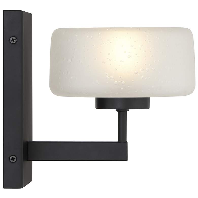 Image 5 Savoy House Essentials Falster 7" High Matte Black 1-Light Wall Sconce more views