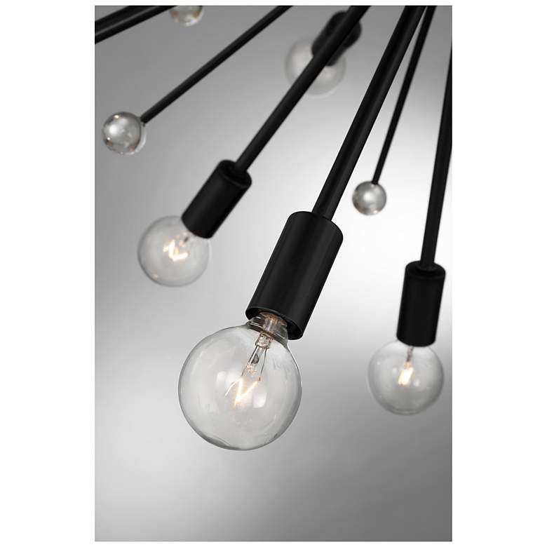 Image 3 Savoy House Essentials Galea 23" Wide Matte Black 24-Light Chandelier more views