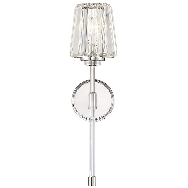 Image 3 Savoy House Essentials Garnet 20.5" High Polished Nickel Wall Sconce more views