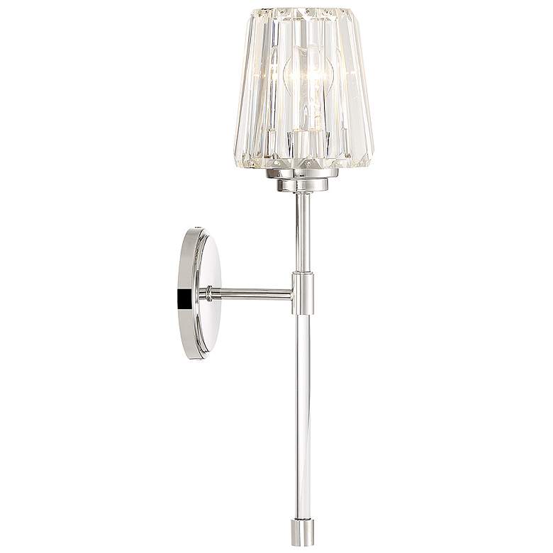Image 5 Savoy House Essentials Garnet 20.5" High Polished Nickel Wall Sconce more views