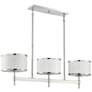 Thumbnail2 of Savoy House Essentials Genry 13" Wide Polished Nickel Linear Chandelie more views