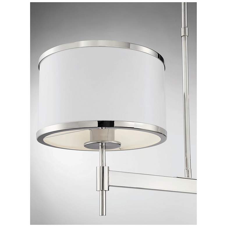 Image 6 Savoy House Essentials Genry 13" Wide Polished Nickel Linear Chandelie more views