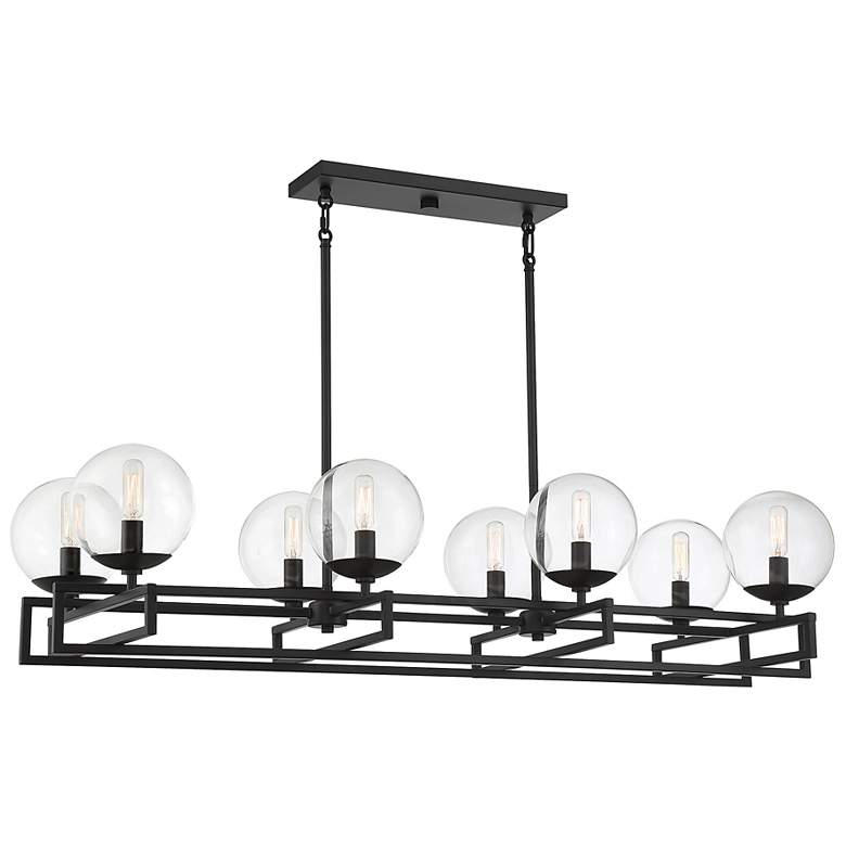 Image 1 Savoy House Essentials Genry 13" Wide Warm Brass 3-Light Linear Chande
