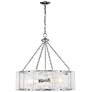 1_Savoy House Essentials Genry 26" Wide Polished Nickel 5-Light Pendant