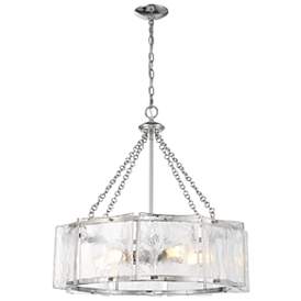 Image5 of Savoy House Essentials Genry 26" Wide Polished Nickel 5-Light Pendant more views