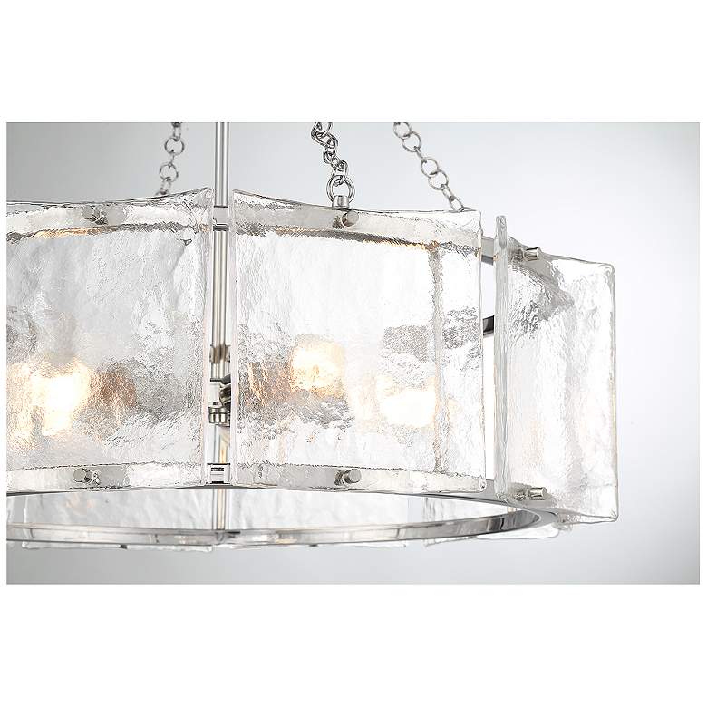 Image 6 Savoy House Essentials Genry 26" Wide Polished Nickel 5-Light Pendant more views