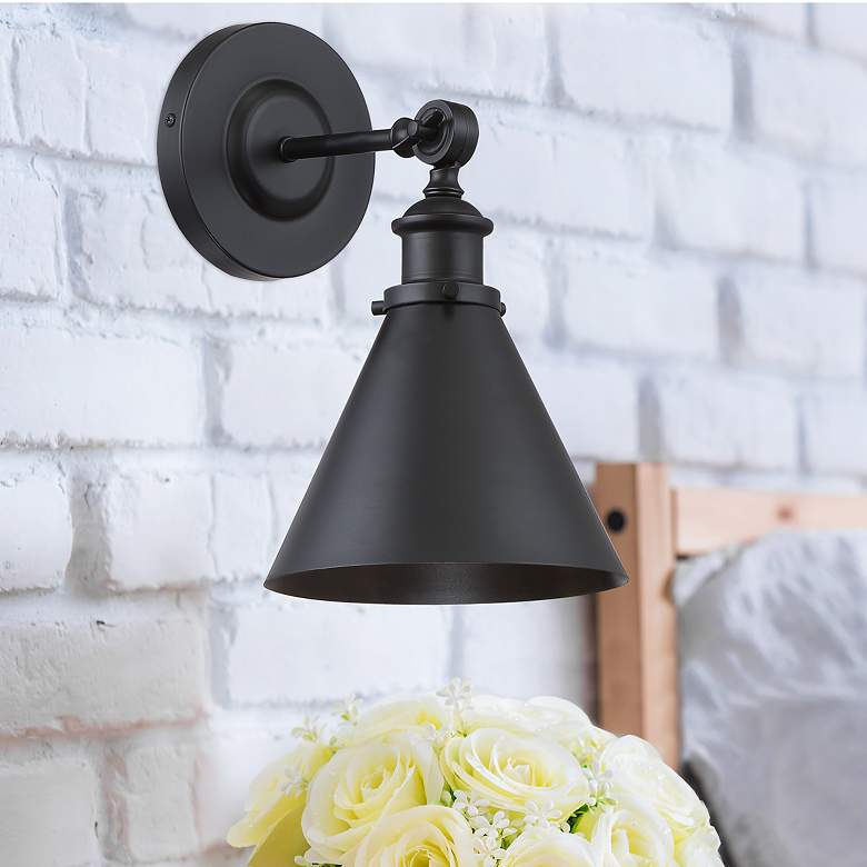 Image 1 Savoy House Essentials Glenn 12" High Classic Bronze 1-Light Wall Scon