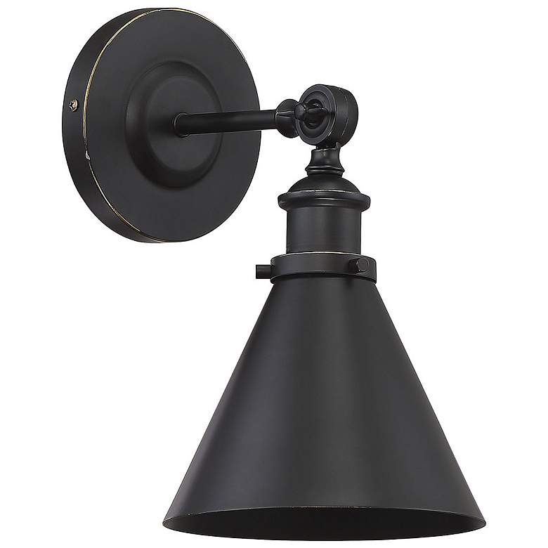 Image 3 Savoy House Essentials Glenn 12" High Classic Bronze 1-Light Wall Scon more views