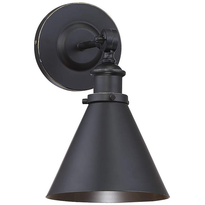 Image 4 Savoy House Essentials Glenn 12" High Classic Bronze 1-Light Wall Scon more views
