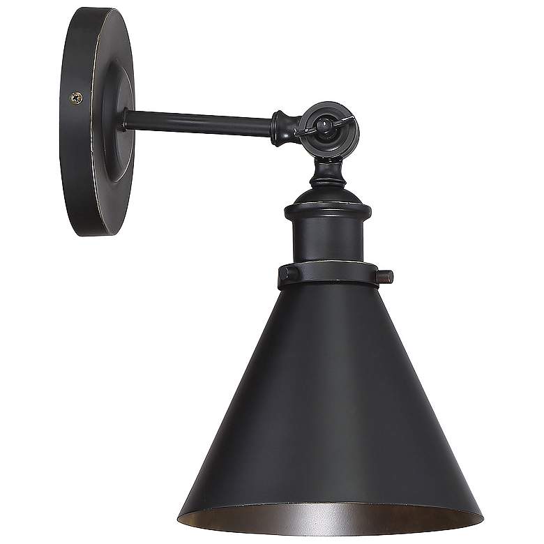 Image 5 Savoy House Essentials Glenn 12" High Classic Bronze 1-Light Wall Scon more views