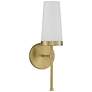 2_Savoy House Essentials Haynes 16" High Warm Brass 1-Light Wall Sconce more views