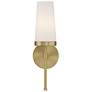 3_Savoy House Essentials Haynes 16" High Warm Brass 1-Light Wall Sconce more views
