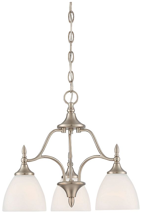 5-Light Brushed Nickel Chandelier by newest Savoy House