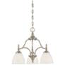 2_Savoy House Essentials Herndon 18.5" Wide Satin Nickel 3-Light Chandel more views