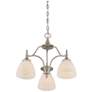 3_Savoy House Essentials Herndon 18.5" Wide Satin Nickel 3-Light Chandel more views
