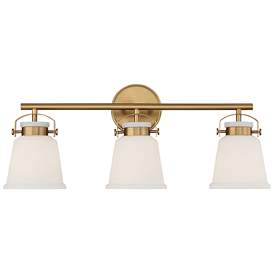 Image1 of Savoy House Essentials Kaden 26" Wide 3-Light Warm Brass Bath Light