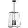 Savoy House Essentials Kole 14" Wide Matte Black 4-Light Pendant