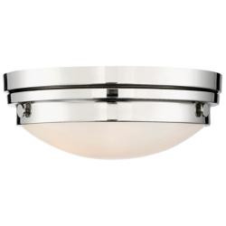 Savoy House Essentials Lucerne 13.25&quot; Polished Nickel 2-Light Ceiling
