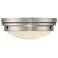 Savoy House Essentials Lucerne 13.25" Satin Nickel 2-Light Ceiling Lig