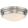 3_Savoy House Essentials Lucerne 13.25" Satin Nickel 2-Light Ceiling Lig more views