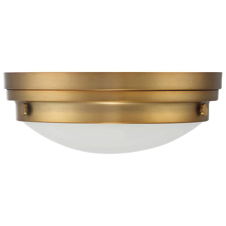 Image 2 Savoy House Essentials Lucerne 13.25" Wide Warm Brass 2-Light Ceiling more views