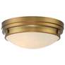 3_Savoy House Essentials Lucerne 13.25" Wide Warm Brass 2-Light Ceiling more views
