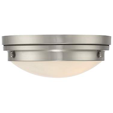 Savoy House Essentials Lucerne 13.25" Satin Nickel 2-Light Ceiling Lig