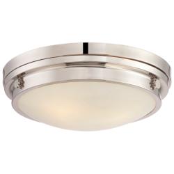 Savoy House Essentials Lucerne 15&quot; W Polished Nickel 3-Light Ceiling L