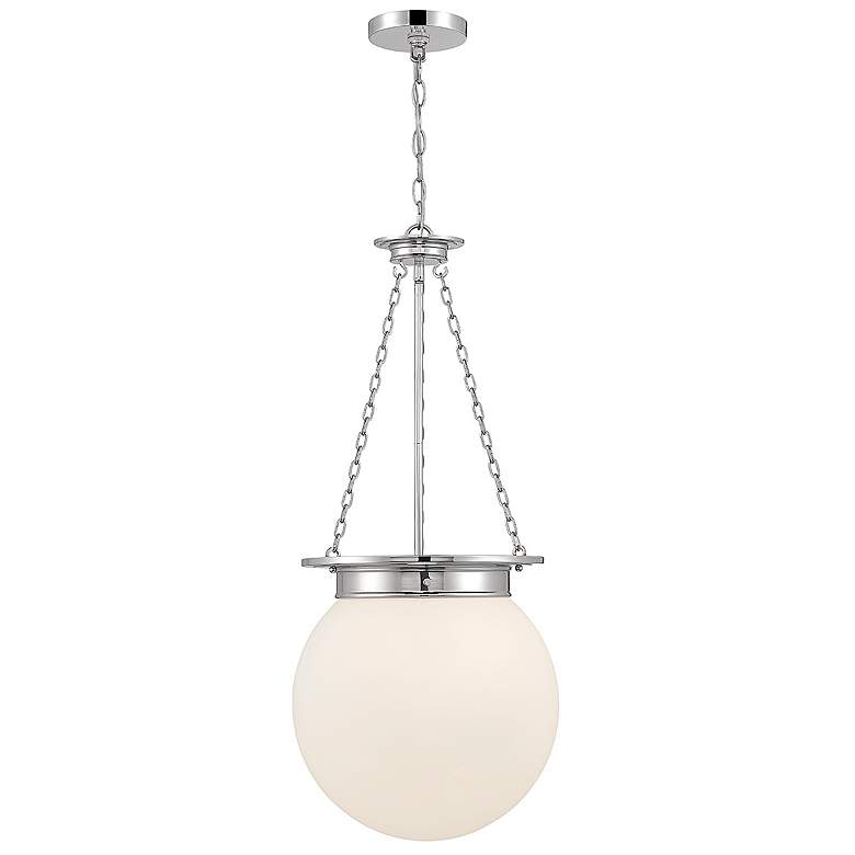 Image 1 Savoy House Essentials Manor 13.5" Wide Polished Nickel 3-Light Pendan