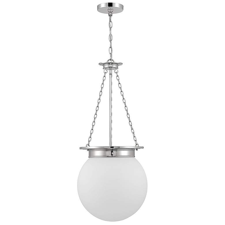 Image 2 Savoy House Essentials Manor 13.5" Wide Polished Nickel 3-Light Pendan more views