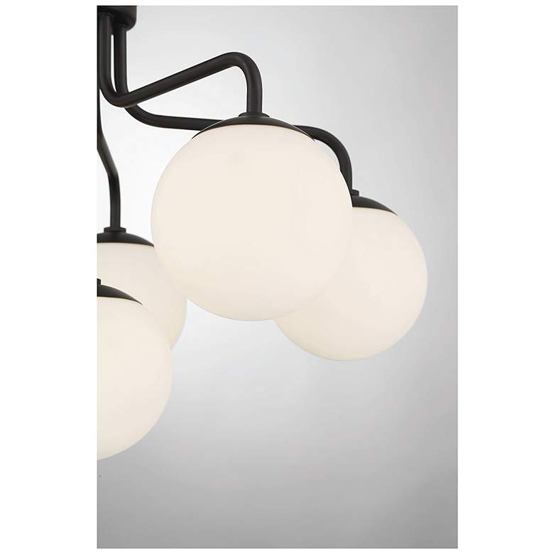 Image 6 Savoy House Essentials Marco 24" Wide Matte Black 6-Light Ceiling Ligh more views