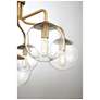 6_Savoy House Essentials Marco 24" Wide Warm Brass 6-Light Ceiling Light more views