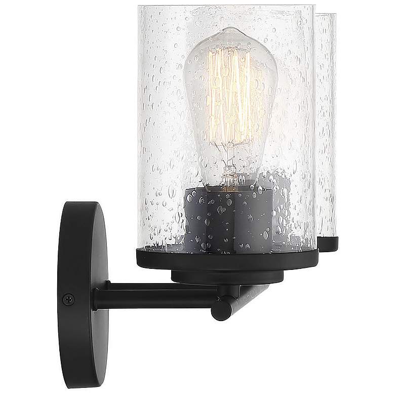 Image 5 Savoy House Essentials Marshall 13.25" Wide 2-Light Matte Black Bath L more views