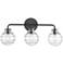 Savoy House Essentials Mason 22" Wide 3-Light Matte Black Bath Light