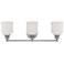 Savoy House Essentials Melrose 24" Wide 3-Light Polished Chrome Bath L