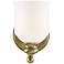 Savoy House Essentials Melrose 7.75" High Warm Brass 1-Light Wall Scon