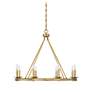 Thumbnail2 of Savoy House Essentials Middleton 33" Wide Warm Brass 8-Light Chandelie more views