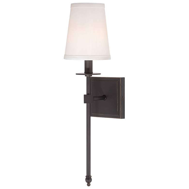 Image 5 Savoy House Essentials Monroe 20" High Classic Bronze 1-Light Wall Sco more views