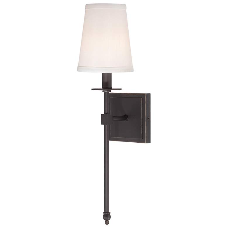 Image 5 Savoy House Essentials Monroe 20 inch High Classic Bronze 1-Light Wall Sco more views