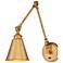 Savoy House Essentials Morland 6" Wide Warm Brass 1-Light Sconce
