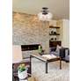 2_Savoy House Essentials Octave 13" Wide 3-Light English Bronze Ceiling more views